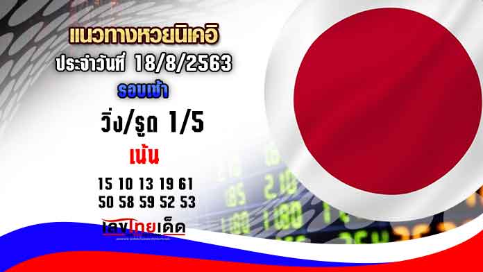 นิเคอิแม่นๆพรุ่งนี้