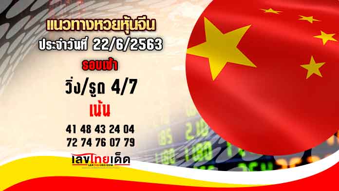 หวยหุ้นจีน