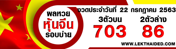 ผลหวยหุ้นรายวัน