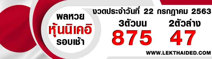 มีผลหวยหุ้นนอก