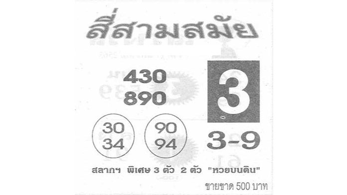เลขเด็ดไทยรัฐ 30 ธันวาคม 2562