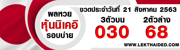 ผลหวยหุ้นต่างประเทศ