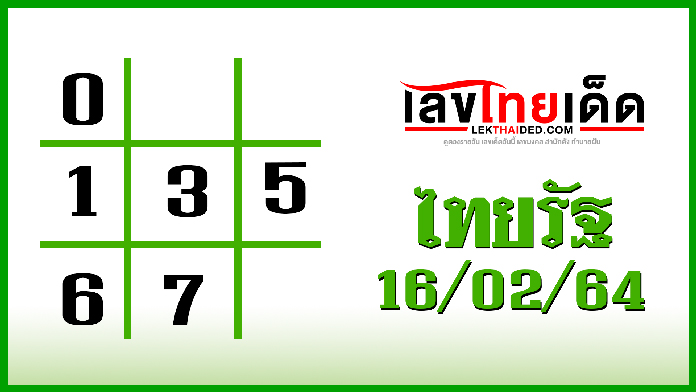 หวยไทยรัฐ 16/02/64 งวดนี้ อัพเดททุกงวด กับ หมอไก่ พ.พาทินี